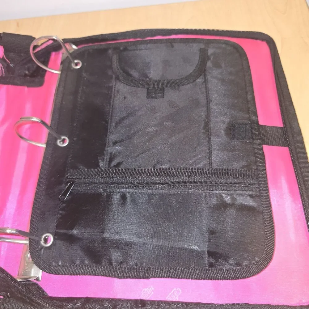 Case It  Binder Full Zipper with Handle and  Shoulder Strap 3 Rings